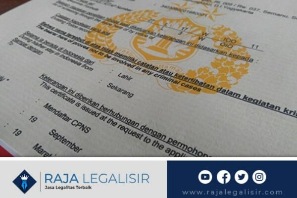 Jasa Apostille SKCK China | Raja Legalisir